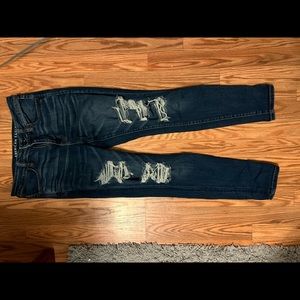American Eagle Ripped Hi-Rise Jegging